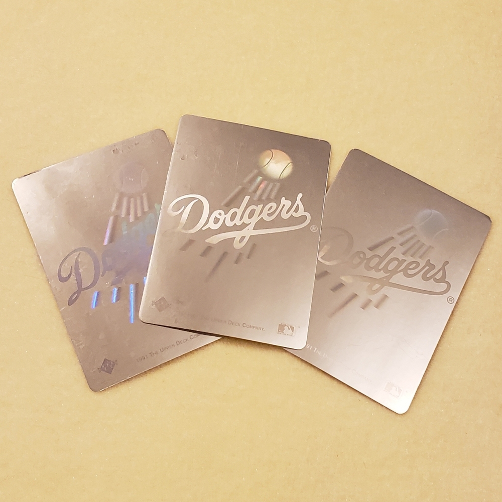 1991 Upper Deck Los Angeles Dodgers Hologram Cards